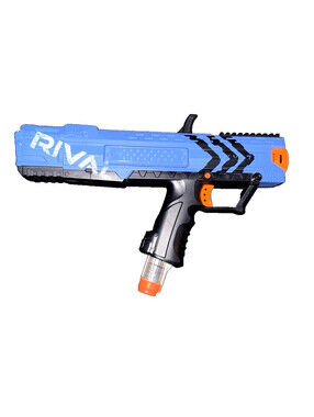 Nerf Rival XV-700 Blue Toy Dart Gun Blaster with Magazine - Ages 8-16